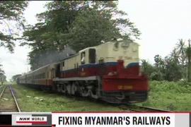 Nhật giúp Myanmar cải thiện hệ thống đường sắt