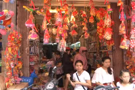Thị trường đồ chơi cho trẻ em những ngày giáp tết Trung thu