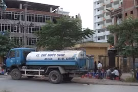 Họp báo về vụ nước nhiễm độc asen tại chung cư 