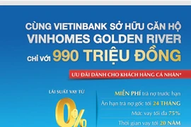 Cùng VietinBank sở hữu căn hộ Vinhomes Golden River với chỉ 990 triệu đồng