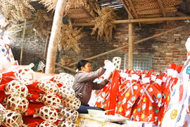 Hỏa hoạn rình rập làng nghề sản xuất vàng mã