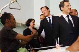 Nguyên thủ Pháp, Anh bất ngờ tới Libya