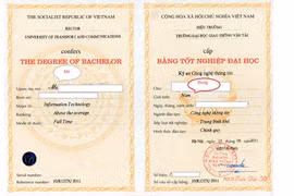 Bằng tốt nghiệp in sai giới tính