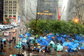 Bám trụ trong bão tuyết