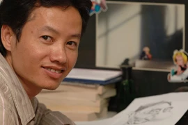 Họa sỹ Còm…vẽ hoa