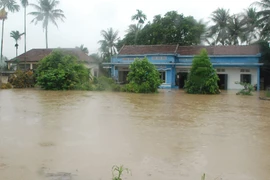 Lũ vẫn ở mức cao