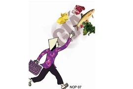 Lo bò trắng răng