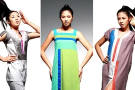 Ngọc Hân “khoe” tài thiết kế thời trang