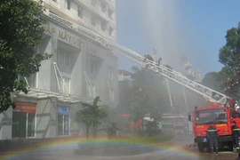 Diễn tập PCCC tại Tổng công ty Lilama