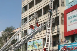 Cháy lớn ở trường mầm non