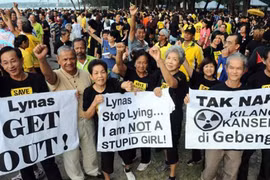 Malaysia phản đối nhà máy xử lý đất hiếm