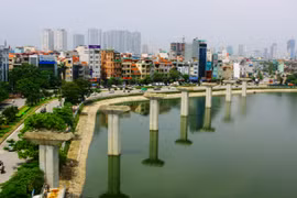 Đường sắt Cát Linh- Hà Đông lại lùi tiến độ đến 30-6-2016
