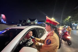 Xử lý 391 trường hợp vi phạm nồng độ cồn 