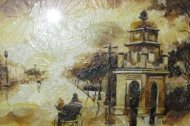 Triển lãm tranh lá đầu tiên tại Việt Nam