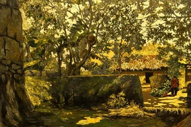 Lấp lánh tranh sơn mài