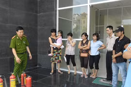 Phòng cháy chung cư: Kiểm tra ra… hỏng hóc