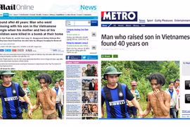 “Cha con người rừng” lên báo nước Anh