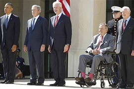 5 đời Tổng thống Mỹ hội ngộ