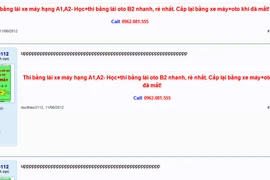 “Lách” luật để có giấy phép lái xe hạng A2 