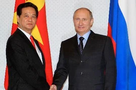 Thủ tướng Nguyễn Tấn Dũng hội kiến Tổng thống Nga V. Putin