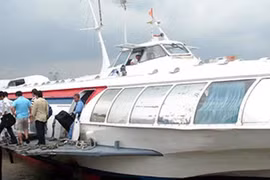 Dừng hoạt động tàu cánh ngầm một động cơ từ 1-9