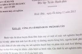 Bệnh viện và doanh nghiệp thông đồng?