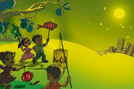 Bánh Trung thu tặng mẹ