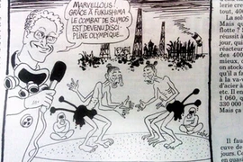 Nhật Bản phản đối tranh biếm họa về Fukushima