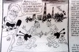 Nhật Bản phản đối tranh biếm họa về Fukushima