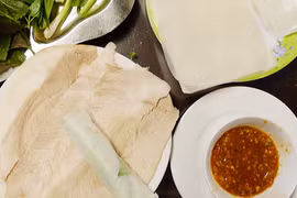 Bánh tráng thịt heo - món ngon Đà Nẵng