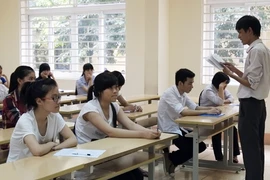 Nhiều trường chỉ đạt trên 50% thí sinh đến dự thi