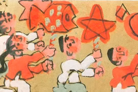 Tết Trung thu trong tranh Bùi Xuân Phái