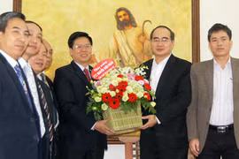 Đồng chí Nguyễn Thiện Nhân thăm, chúc mừng Hội thánh Tin lành Việt Nam (miền Bắc)