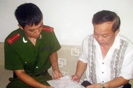 Hình ảnh đẹp về người Cảnh sát khu vực