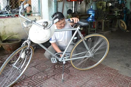 Có một khu phố chơi xe đạp cổ 