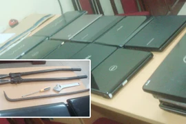 “Siêu trộm” vô hiệu hóa cửa cuốn điện, camera 