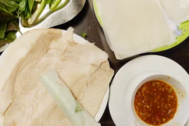 Bánh tráng thịt heo - món ngon Đà Nẵng