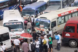 Điều chuyển hơn 200 xe ra khỏi bến Mỹ Đình 