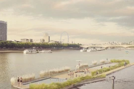 Dự án xây bể bơi 10 triệu bảng Anh giữa lòng sông Thames