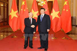 Trung Quốc tổ chức lễ đón trọng thể Tổng Bí thư Nguyễn Phú Trọng