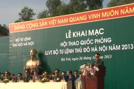 Hội thao quốc phòng vũ trang Bộ Tư lệnh Thủ đô năm 2013