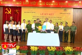 CATP Hà Nội ký kết thỏa thuận hợp tác với Bưu điện Hà Nội