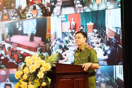 Toàn lực lượng Cảnh sát cơ động ra quân bảo đảm an ninh trật tự ngày bầu cử