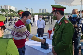 Phó Giám đốc Công an thành phố Hà Nội thông tin phòng chống dịch trận Việt Nam - Nhật Bản