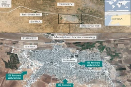 Mỹ tăng cường không kích Nhà nước Hồi giáo IS ở Kobane