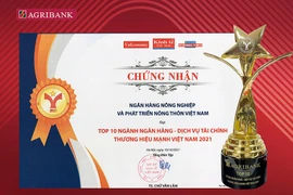 Agribank – TOP10 Thương hiệu Mạnh Việt Nam lĩnh vực Tài chính, Ngân hàng năm 2021 