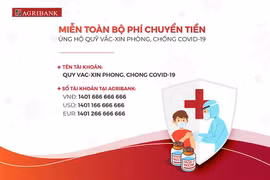 Công bố tài khoản tiếp nhận ủng hộ Quỹ Vaccine phòng, chống Covid-19 tại Agribank