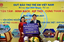 Ngân hàng Shinhan hỗ trợ 100 trẻ em chịu ảnh hưởng của dịch Covid-19 tại Hải Dương
