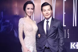 Vũ Ngọc Anh đẹp tựa nữ thần sánh đôi Trần Bảo Sơn công chiếu phim “Quyên”