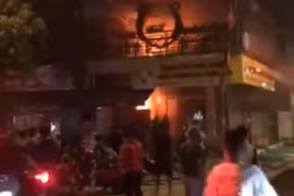 Xử lý nhanh đám cháy tại Trung tâm tiêm chủng chất lượng cao Quốc Oai